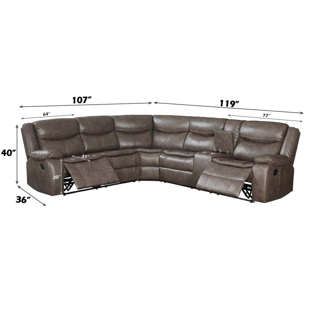 52540 Tavin Motion Sectional Sofa