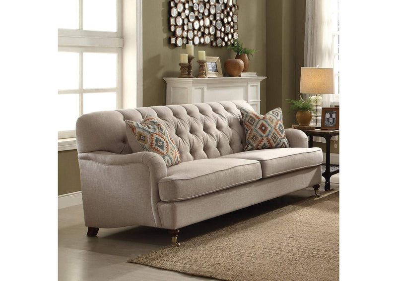 52580 Alianza Sofa with 2 Pillows