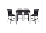 5275-36 Olney 5 Piece Counter Height Set, Faux Marble Top
