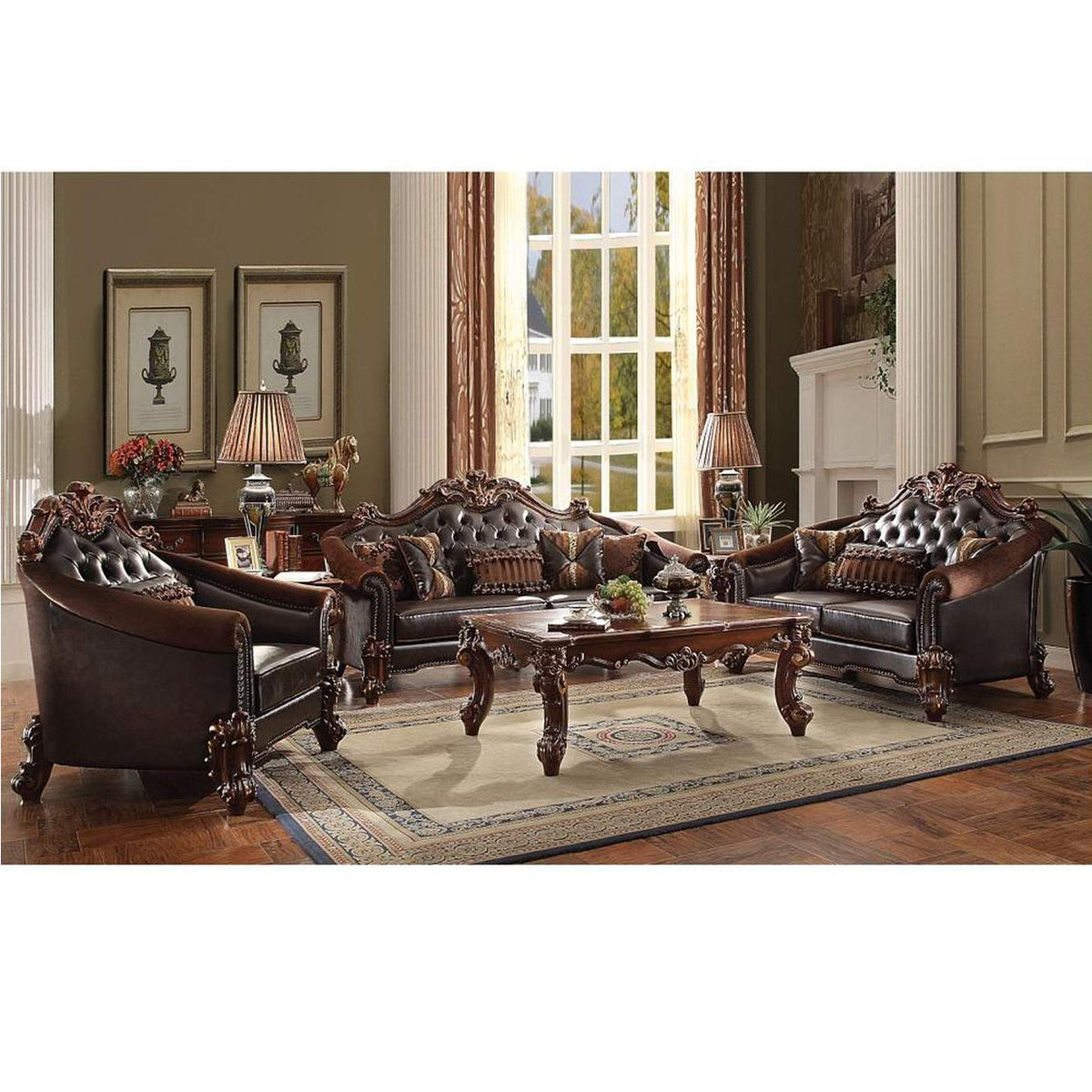 53130 Vendome Ii Sofa with 5 Pillows