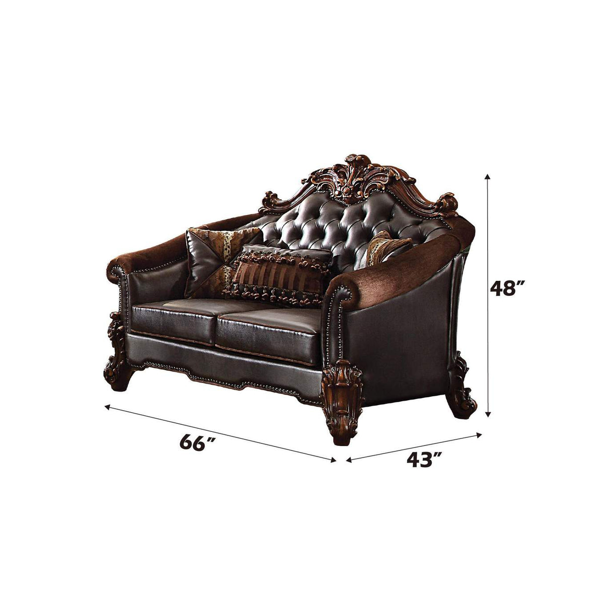 53131 Vendome Ii Loveseat with 3 Pillows
