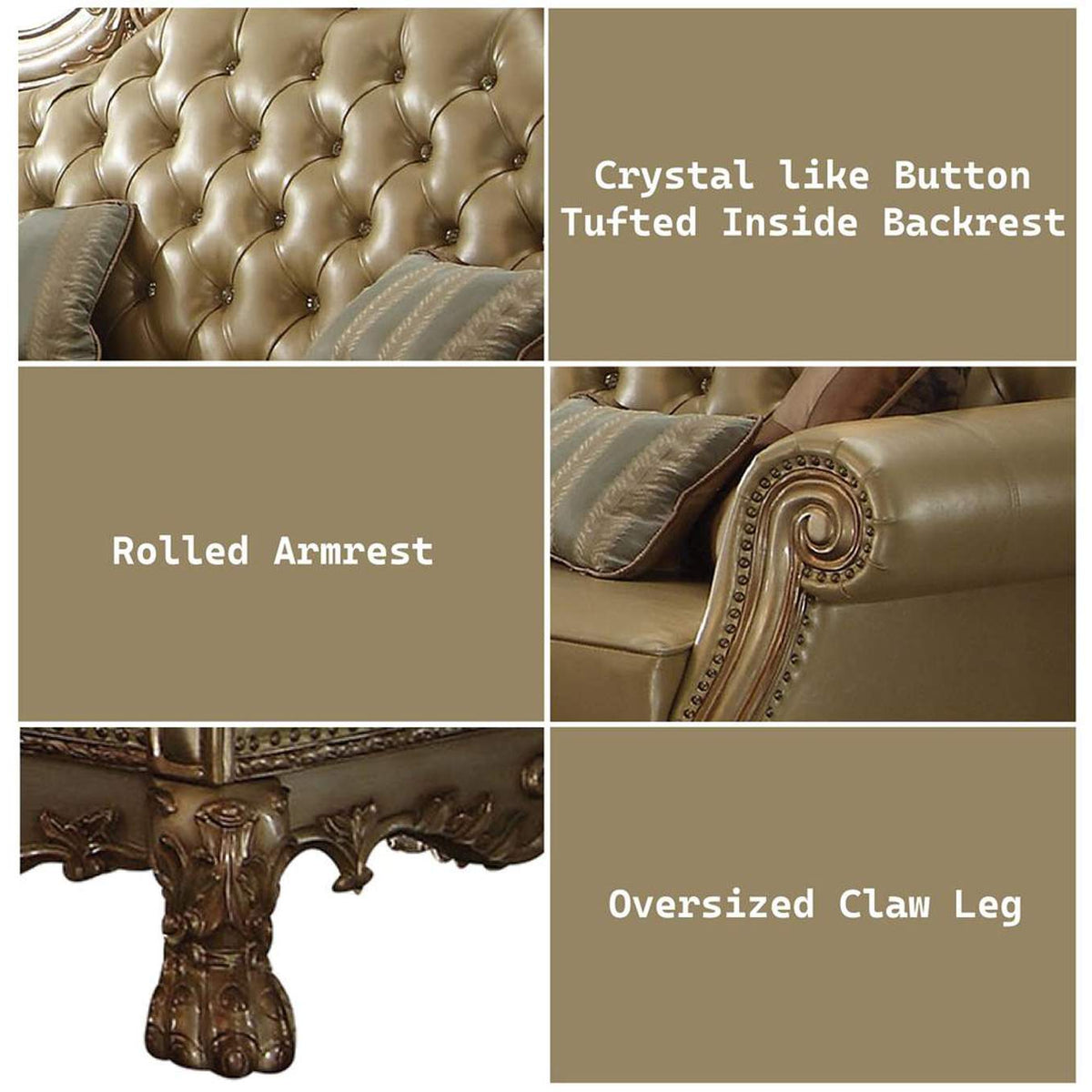 53160 Dresden Sofa with 4 Pillows