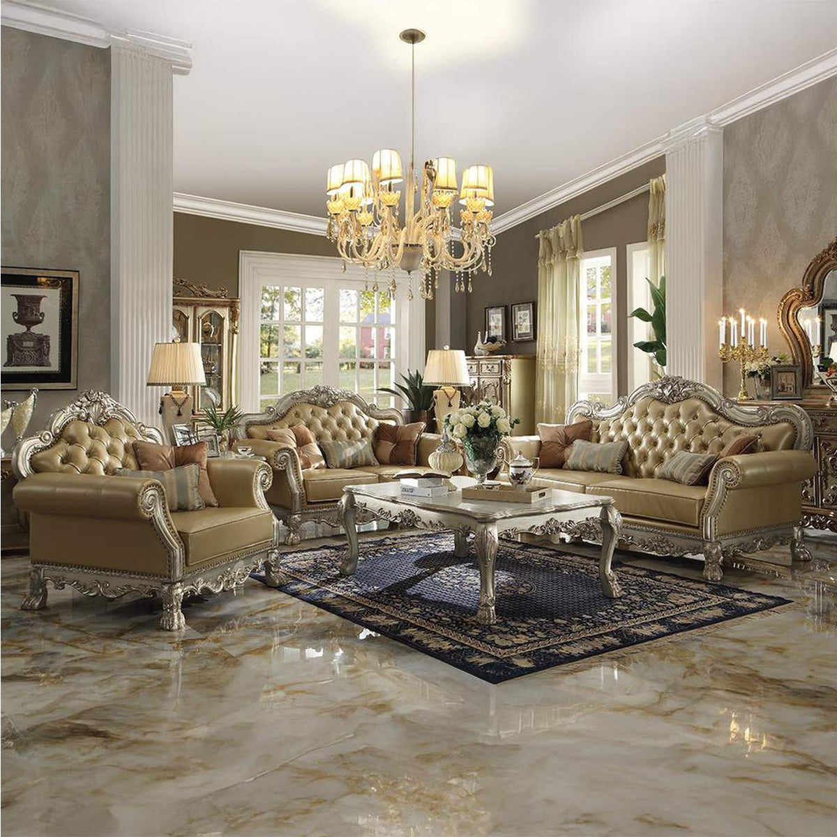 53160 Dresden Sofa with 4 Pillows