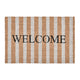 Doormats - Striped Welcome Doormat