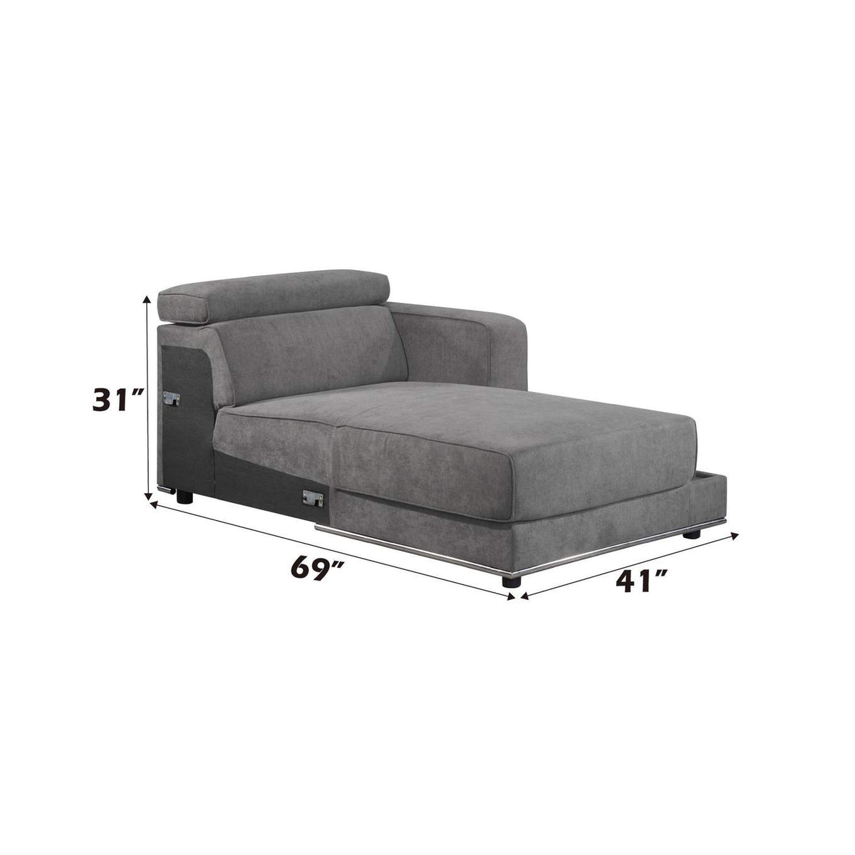 53723 Alwin Modular - Rf Chaise