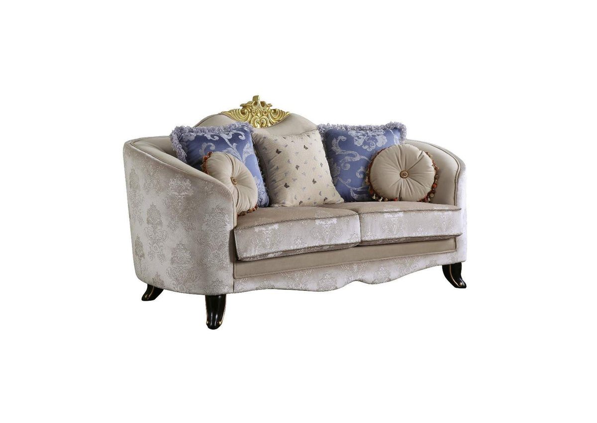 53946 Sheridan Loveseat with 5 Pillows
