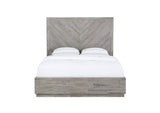 5RS3P4 Alexandra Solid Wood Storage Bed In Rustic Latte