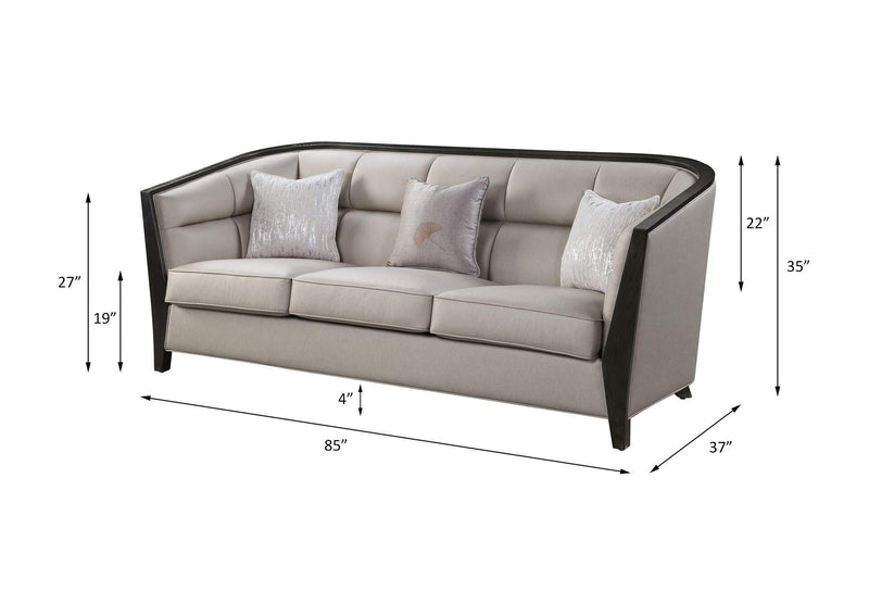 54235 Zemocryss Sofa with 3 Pillows
