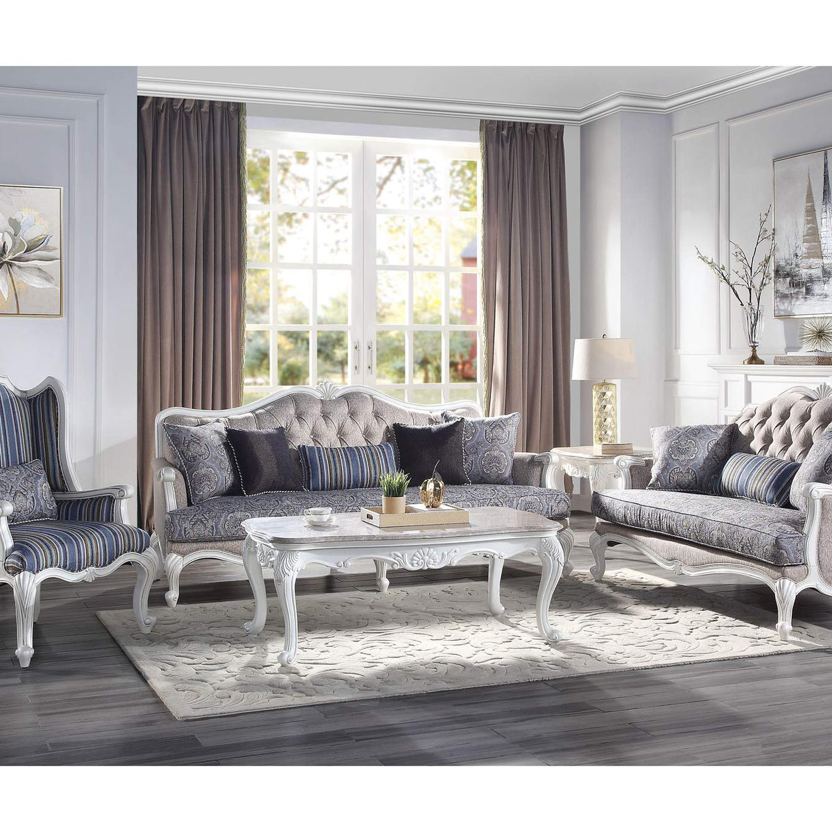 54311 Ciddrenar Loveseat with 3 Pillows