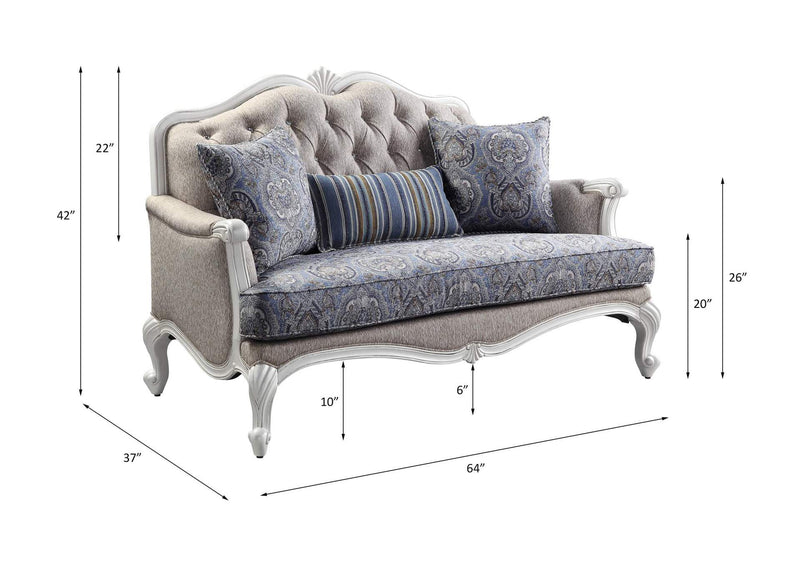 54311 Ciddrenar Loveseat with 3 Pillows