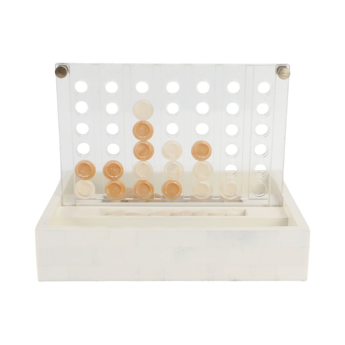 Oxford 4-In-A-Row Game - Cream