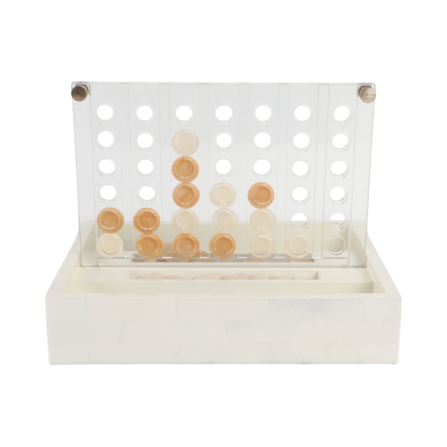 Oxford 4-In-A-Row Game - Cream