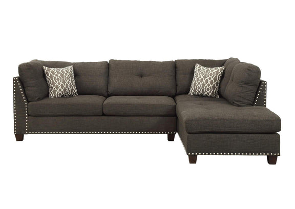 54375 Laurissa Sectional Sofa and Ottoman with 2 Pillows