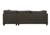 54375 Laurissa Sectional Sofa and Ottoman with 2 Pillows