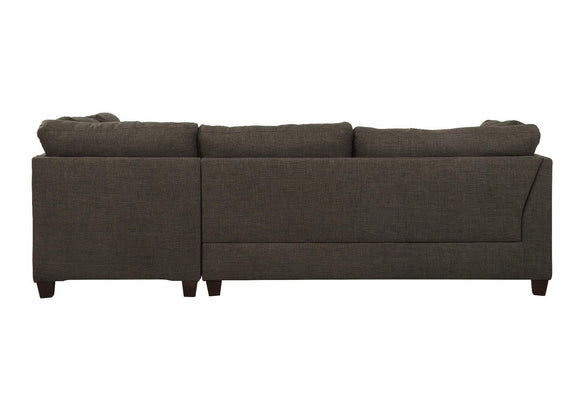 54375 Laurissa Sectional Sofa and Ottoman with 2 Pillows