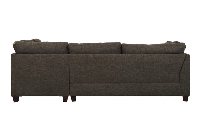 54375 Laurissa Sectional Sofa and Ottoman with 2 Pillows