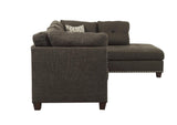 54375 Laurissa Sectional Sofa and Ottoman with 2 Pillows