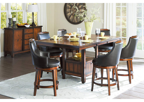 5447-24S Bayshore Swivel Counter Height Chair