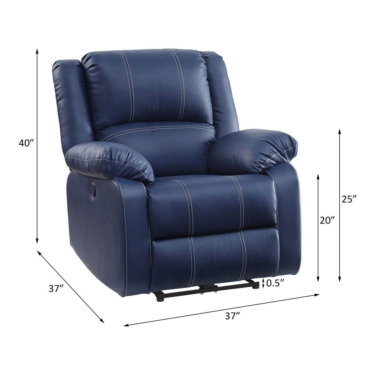 54617 Zuriel Power Motion Recliner with USB