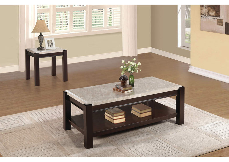5466-04 Festus End Table, Marble Top