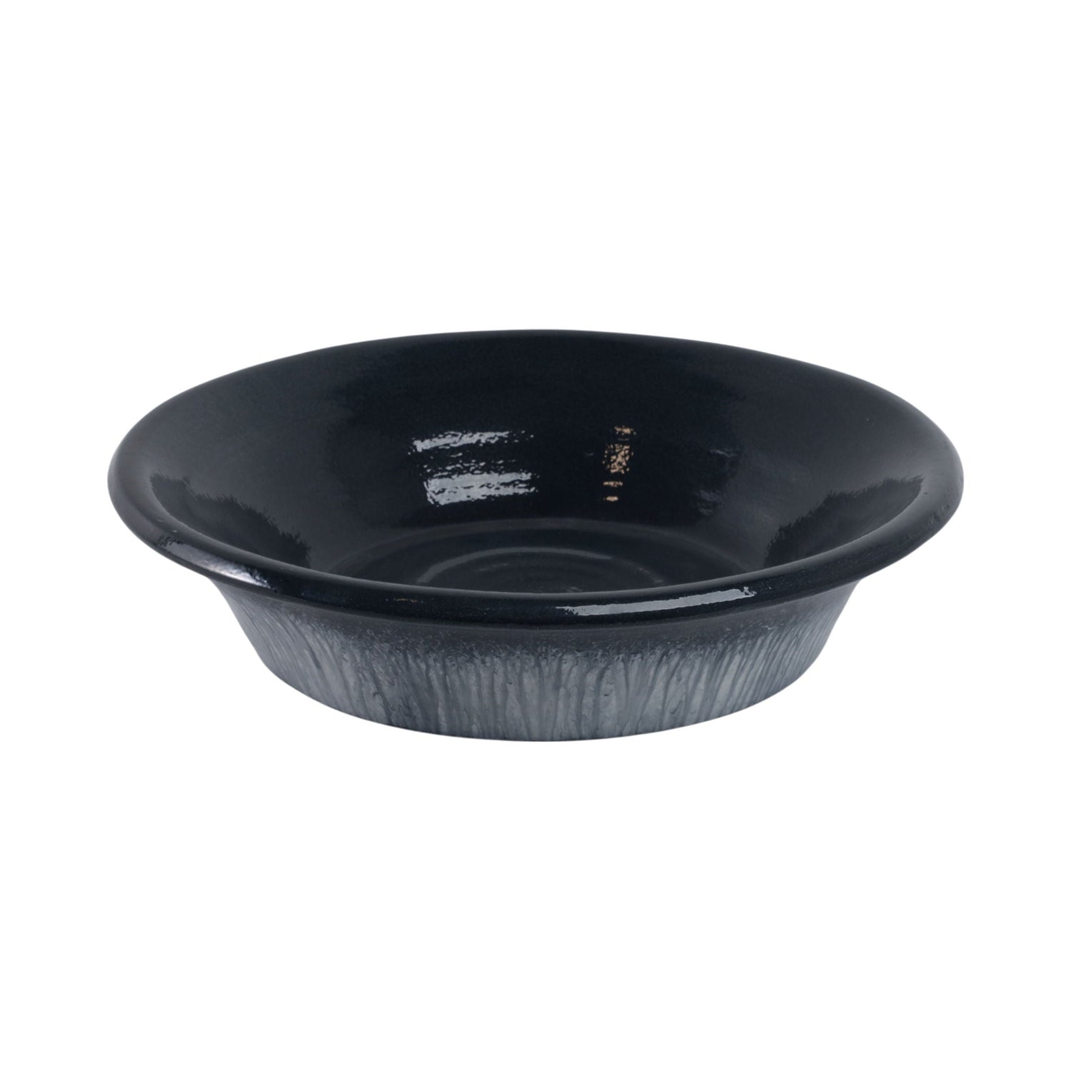 18" Tapered Bowl Reactive Finish - Blue