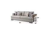 54850 Niamey Sofa with 4 Pillows