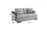 54851 Niamey Loveseat with 2 Pillows