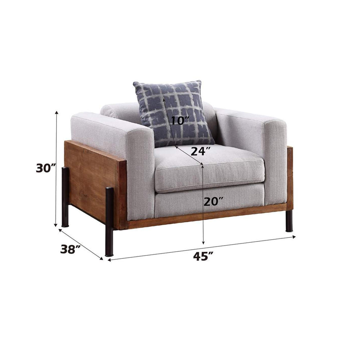 54892 Pelton Chair with Pillow
