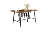 5489-36KIT Selbyville Counter Height Table, Glass Insert