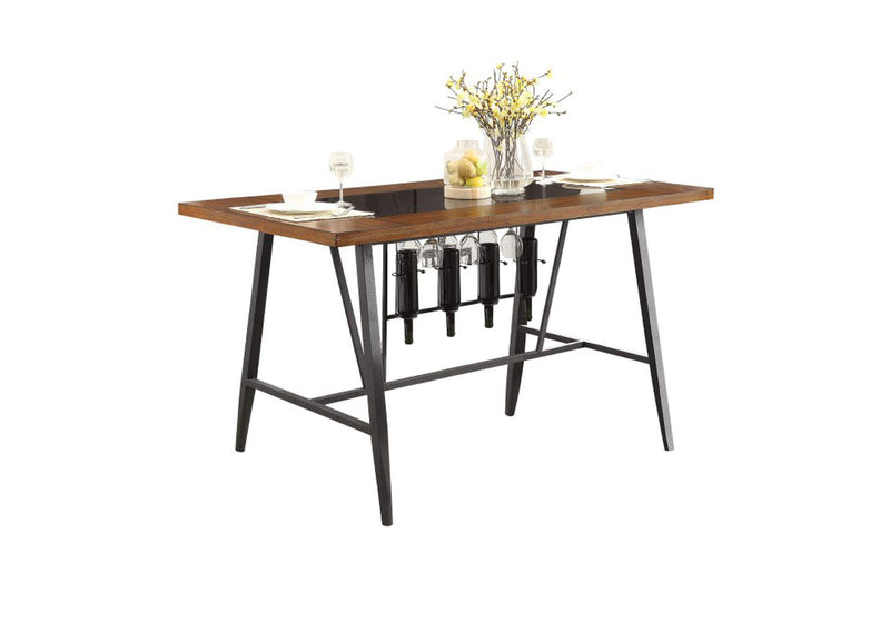 5489-36KIT Selbyville Counter Height Table, Glass Insert