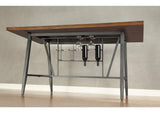 5489-36KIT Selbyville Counter Height Table, Glass Insert