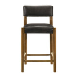 Bennet - Modern Wood Counter Height Kitchen Bar Stool