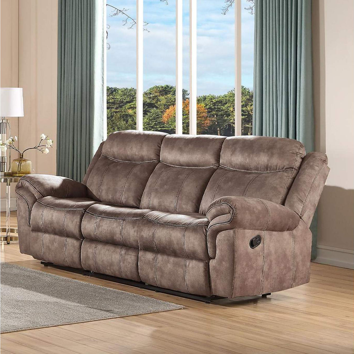 55020 Zubaida Motion Sofa and Console with USB