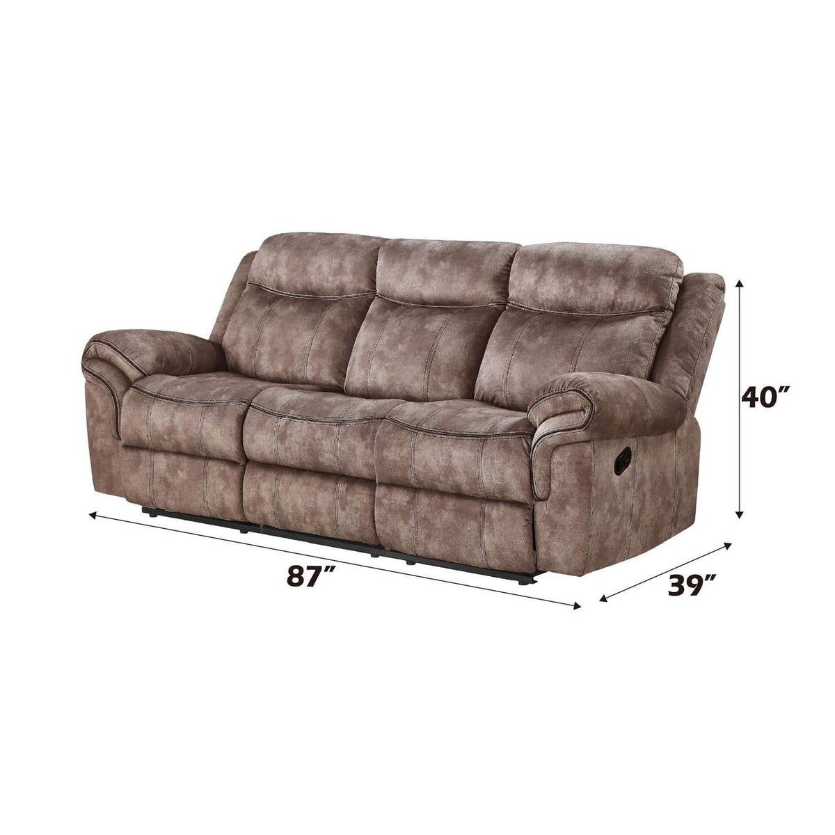 55020 Zubaida Motion Sofa and Console with USB