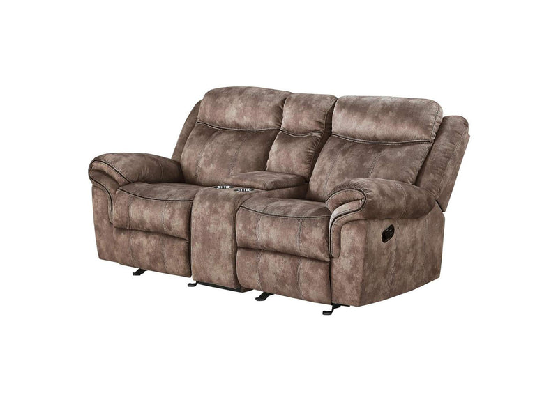 55021 Zubaida Motion Loveseat and Console with USB