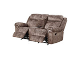 55021 Zubaida Motion Loveseat and Console with USB