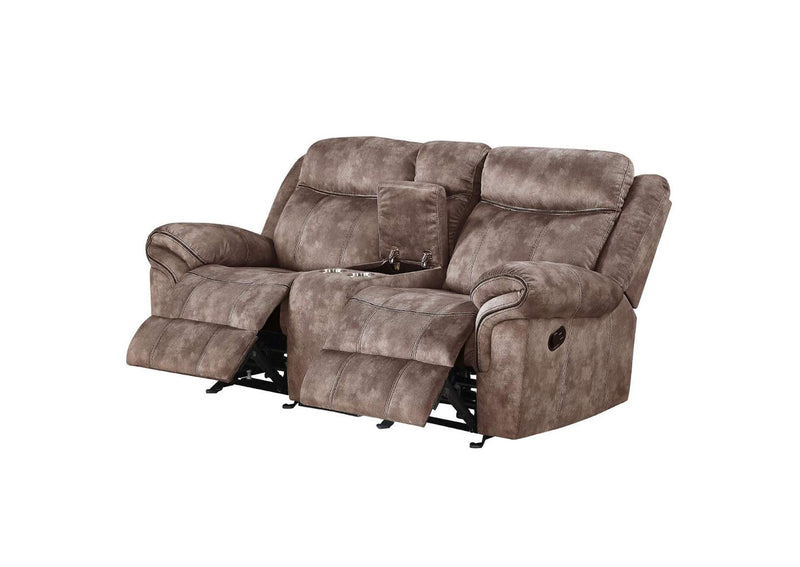 55021 Zubaida Motion Loveseat and Console with USB