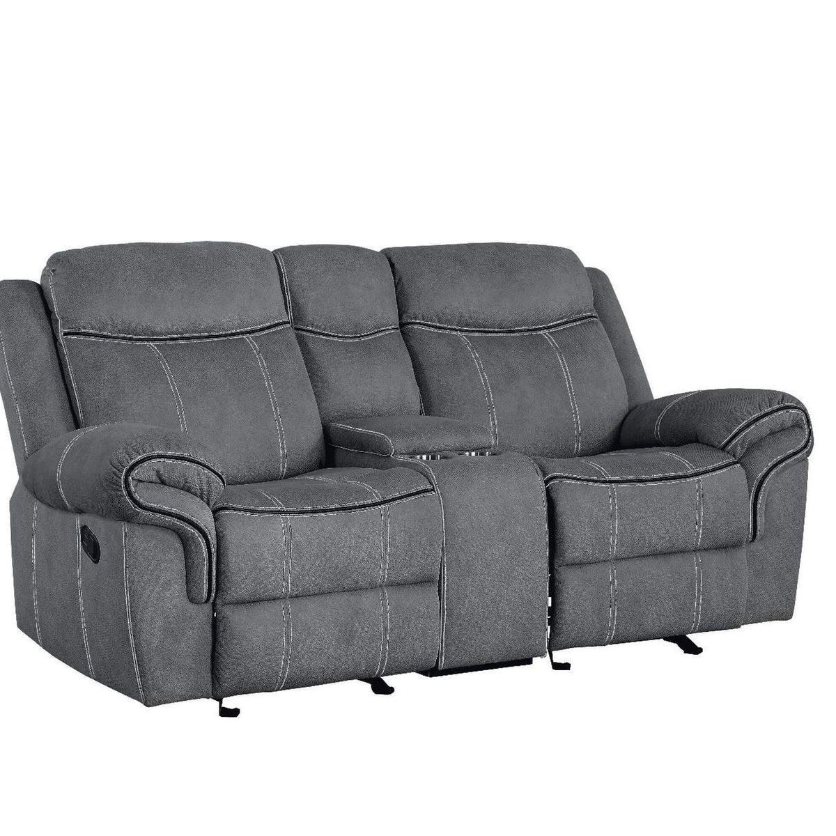 55026 Zubaida Motion Loveseat and Console with USB