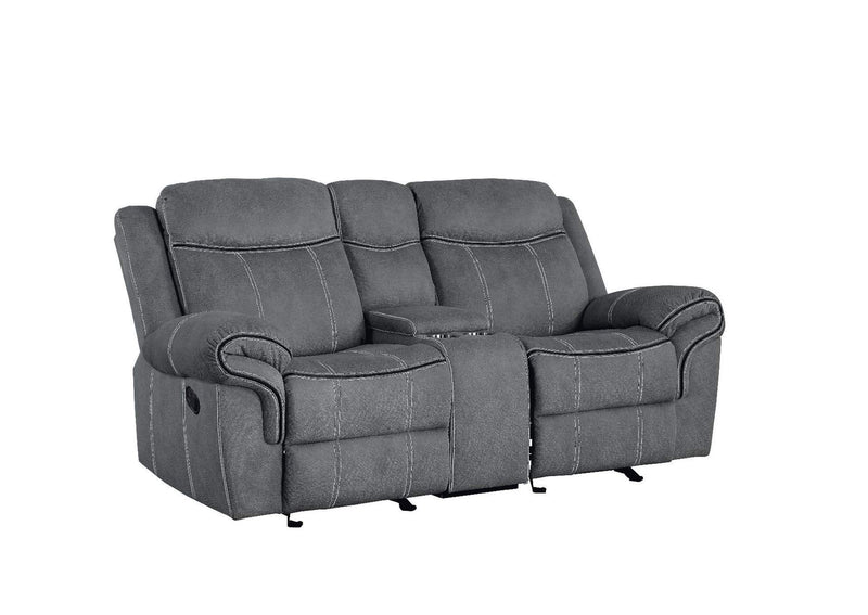 55026 Zubaida Motion Loveseat and Console with USB