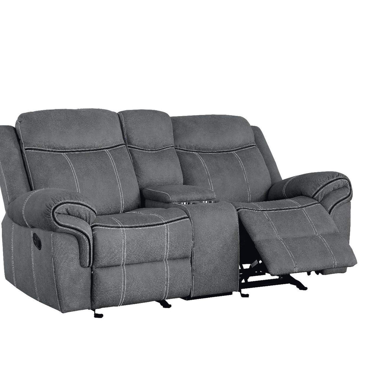 55026 Zubaida Motion Loveseat and Console with USB