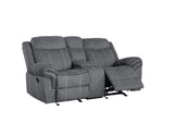 55026 Zubaida Motion Loveseat and Console with USB