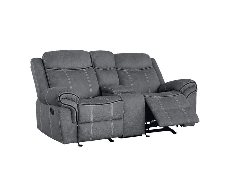 55026 Zubaida Motion Loveseat and Console with USB