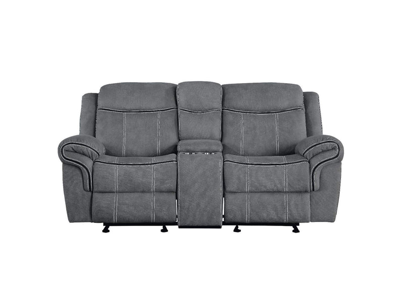 55026 Zubaida Motion Loveseat and Console with USB
