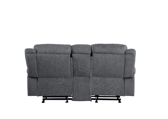 55026 Zubaida Motion Loveseat and Console with USB