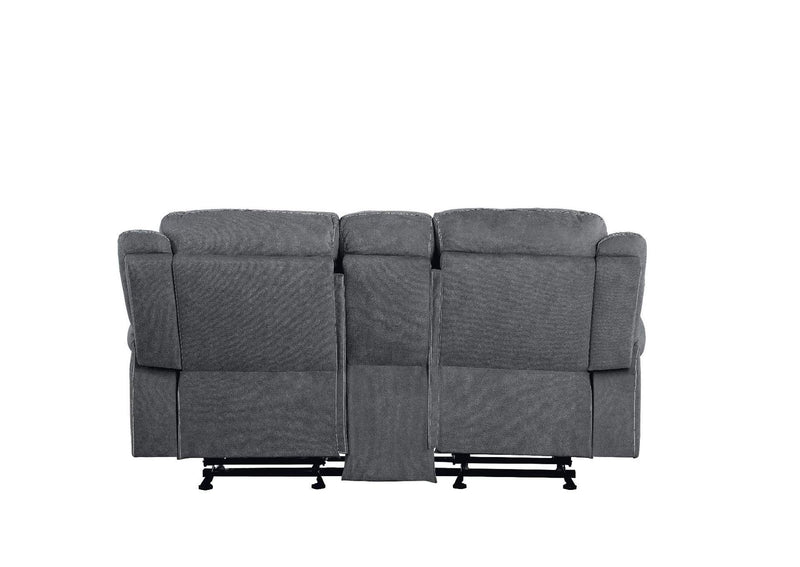 55026 Zubaida Motion Loveseat and Console with USB