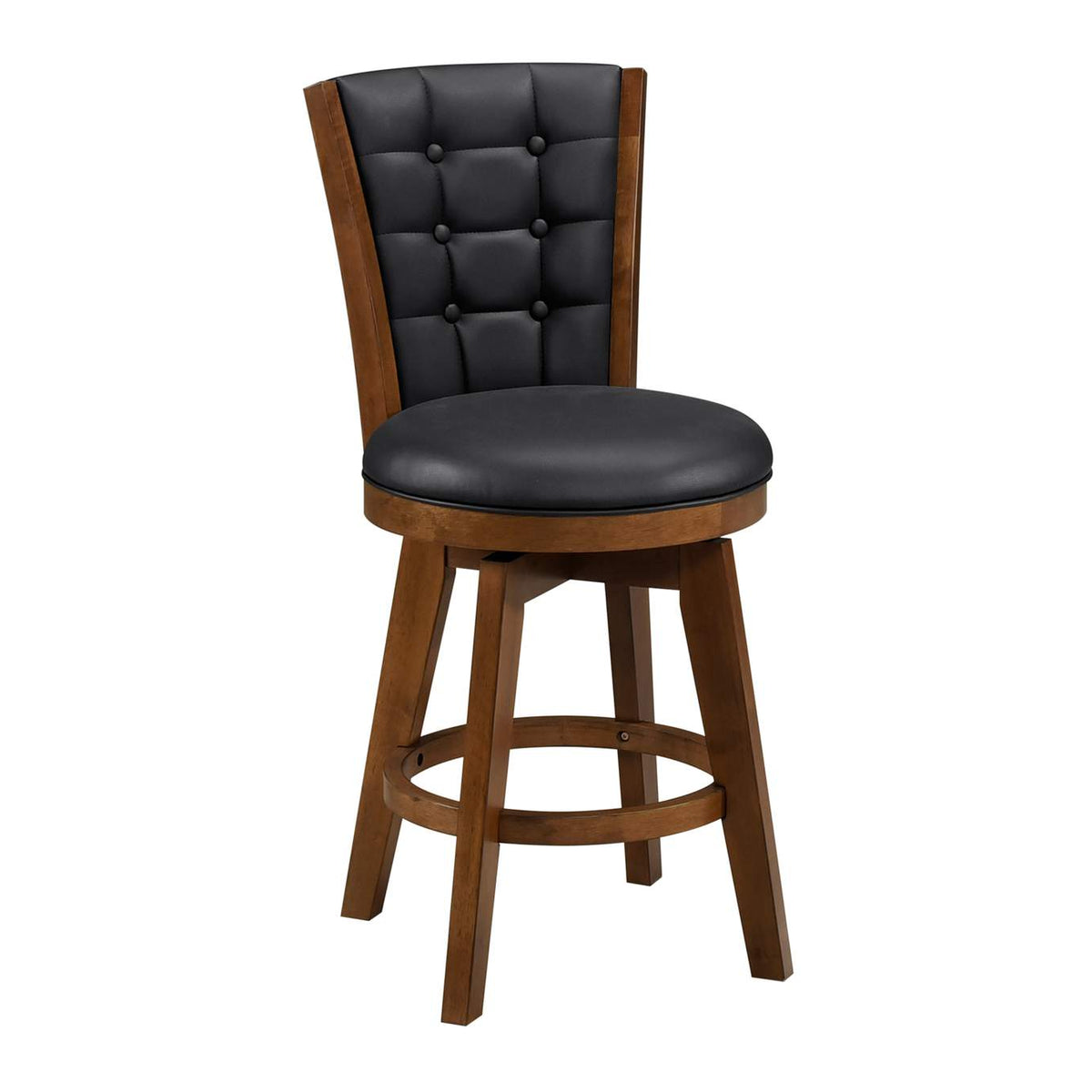 5505-24BKS Medford Swivel Counter Height Chair