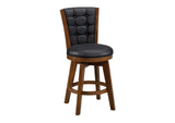 5505-24BKS Medford Swivel Counter Height Chair