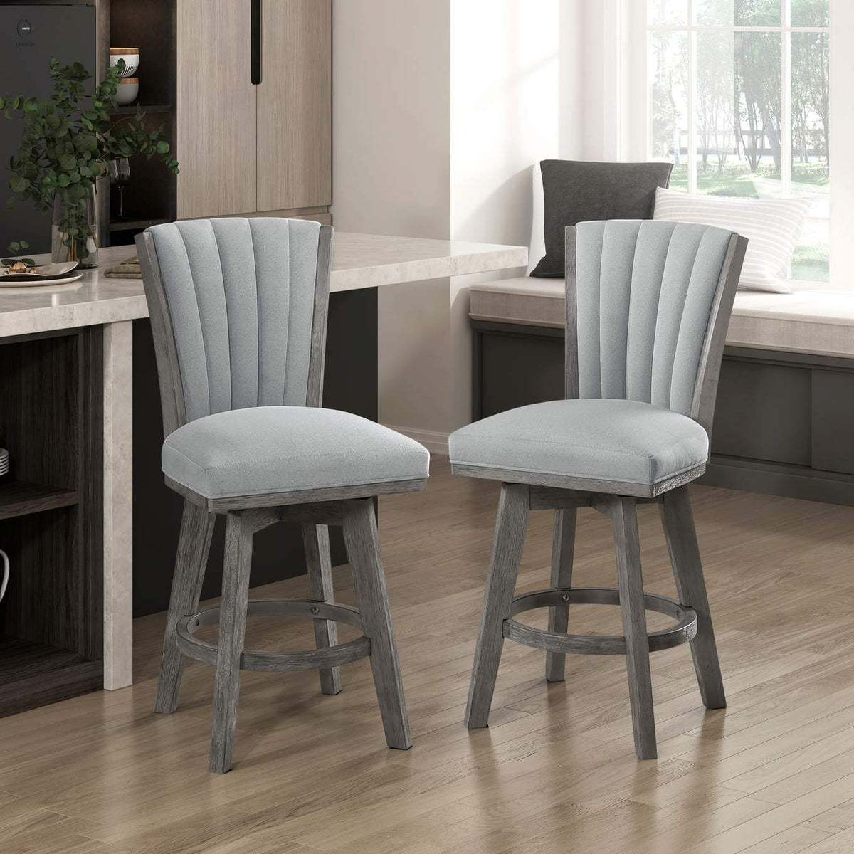 5507-24GYS Corvallis Swivel Counter Height Chair
