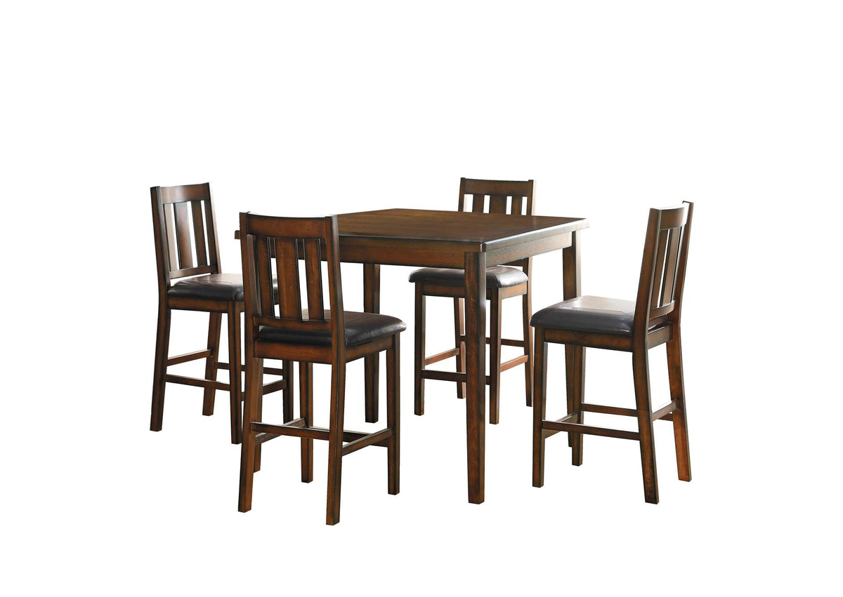 5511-36 Delmar 5 Piece Counter Height Set