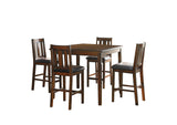5511-36 Delmar 5 Piece Counter Height Set